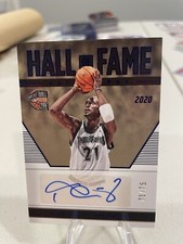 2022-23 PANINI CHRONICLES KEVIN GARNETT HALL OF FAME 2020 BLUE AUTO /75 SP
