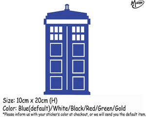 TARDIS Doctor Who Car Sticker Reflective Funny Car Decals Best Gifts - Picture 1 of 2