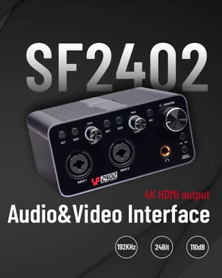 Simplefly SF2402 Digital Dual-Channel 24bit/192kHz AD/DA Converter AV Interface - Image 1 of 4