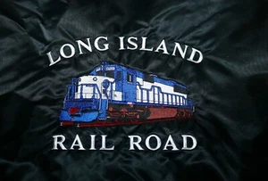 VINTAGE 1990'S LONG ISLAND RAILROAD SATIN JACKET DEISEL ENGINE XX LARGE - Picture 1 of 10