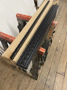 33-1/4” Long Hammered Black 3/4” Aluminum Balusters - Picture 1 of 4