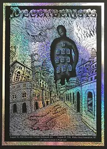 MINT & SIGNED Decemberists Vancouver 2011 EMEK SPARKLE FOIL Poster 8/10 - Picture 1 of 1