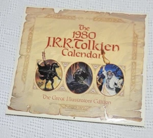 Vintage Original 1980 J.R.R. Tolkien Wall Calendar Hildebrandt Brothers - Picture 1 of 22