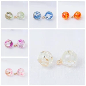 10Pcs 10mm Resin Ball Buttons with Metal Shank for Sewing Clothes DIY Craft - Picture 1 of 13