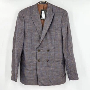 Boohoo Men's Workwear Blazer Size 40 Plaid NWT - Picture 1 of 7