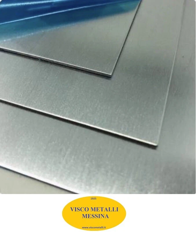 Lastra acciaio inox lucida Satinata mm 3 aisi 304 casa barca nautica pesca brico - Image 1 of 1