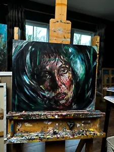Alien - Original Acrylic Painting - Picture 1 of 1