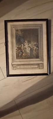 Gravure Erotique Colorée La Nuit Dessin Eisen, Gravé Par Patas - Photo 1/4