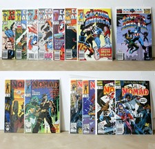 Marvel Captain America Vol 1 & Nomad Vol 1 & 2 LOT (14) VF BAGGED N BOARDED!