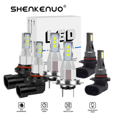 Combo de faros LED + luces antiniebla para Subaru Outback 2005 2006 2007 2008 2009 Foto 1 de 4