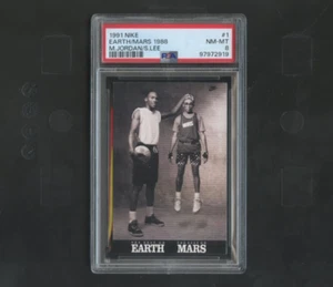 1991 Nike Michael Jordan No 1 Earth Mars 1998 M. Jordanan S Lee PSA 8 - Picture 1 of 2