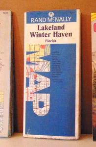 1991 Rand McNally Straßenkarte von Lakeland, Winter Haven, Flordia - Bild 1 von 1