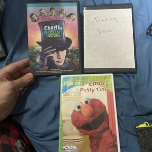 3 Dvd Lot check out all Auctions - Save On Ship Dory Charlie Chocolate Elmo Time - Picture 1 of 1