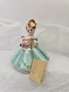 Josef Originals JUNE PEARL BIRTHSTONE Blue Dress Figurine W/ Original Hang Tag - Picture 1 of 18