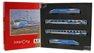 ACME 70116 Scala HO Set Intercity Trenitalia: Due locomotori E414 e due carrozze - Imagen 1 de 6