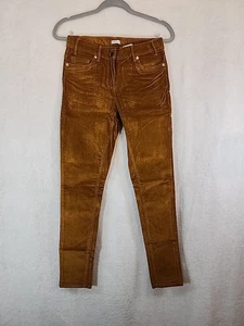 J. Pantalone Crew Crewcuts cotone velluto a coste bambino marrone skinny fit elasticizzato taglia 16 nuovo - Foto 1 di 6