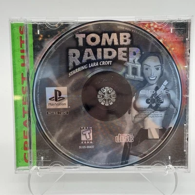 Tomb Raider II - PS1 PlayStation 1 - Disco recondicionado + estojo sem manual - Testado - Imagem 1 de 4