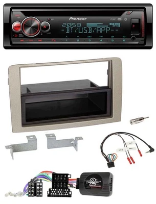 Pioneer Lenkrad DAB CD Bluetooth USB Autoradio für Lancia Musa 2004-2012 - Bild 1 von 4