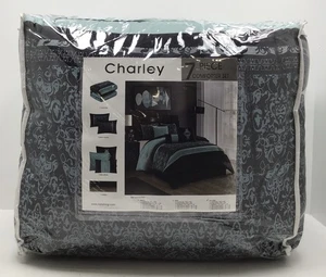 Nanshing 7 Piece Charley Comforter Set California King - New In Bag - Picture 1 of 3