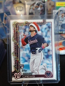 2025 Topps Holiday Dylan Crews #H46 Santa Hat Variation - Bild 1 von 7