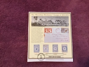 Scott #3694...37 Cent...Missionario Hawaiano...Primo Giorno di Emissione...Pannello - Foto 1 di 2