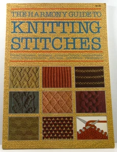 The Harmony Guide to Knitting Stitches Rib Pearl Lace Cable patterns etc PB book - Picture 1 of 10