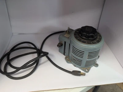 AUTOTRANSFORMADOR VARIABLE SUPERIOR ELECTRIC POWERSTAT 1163, EE. UU., FUNCIONA PERFECTAMENTE Foto 1 de 4