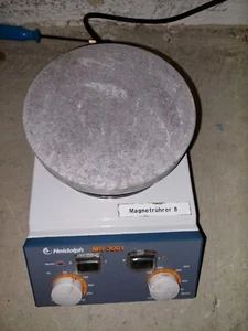 Heidolph MR3001 Magnetrührer Heizplatte Laborrührer 625W 100-1250 1/min bis 300C - Picture 1 of 5