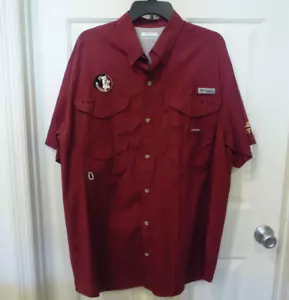 Nike Florida State Seminoles Shirt Mens Large Garnet FSU Columbia PFG Fishing - Picture 1 of 14