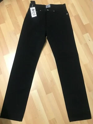 HERREN D&G MADE ITALY BY ITTIERRE DENIM Jet SCHWARZ NORMAL W30 L34 H8 UVP £ 300 - Bild 1 von 4