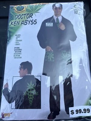 Dr. Ken Abyss Cannabis Collection Marijuana Dispensary Halloween Adult Costume - Image 1 of 3