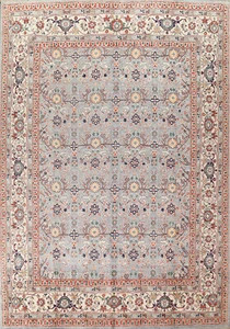 Geometric Ziegler Vegetable Dye Oriental Area Rug Wool Hand-knotted 9x12 CARPET - Picture 1 of 21