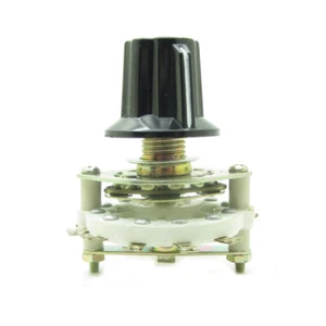 Band Switch Rotary Channel Selector 1 Deck 2 Pole 4 Position Throw 2P4T + Knob - Picture 1 of 7
