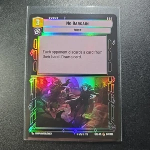 No Bargain #244 Foil Star Wars Unlimited Shadows Of The Galaxy - Picture 1 of 10