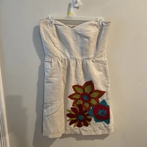 Vestido Judith March para mujer talla mediana mezcla sin tirantes estampado floral - Imagen 1 de 10