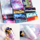 Nail Foils Psychedelic Sky Series Colorful Nail Transfer Stickers Decoration