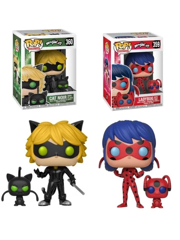 Funko Pop Ladybug And Cat Noir Miraculous 359 And 360 Cover