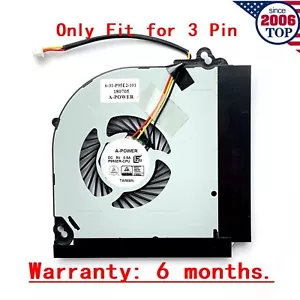 New Genuine CPU Cooling Fan For Clevo P950 P950HR P950ER T97 T96E T800 3pin DC5V - Bild 1 von 4