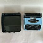 Vintage Brother Charger 11 Typewriter Blue With Case