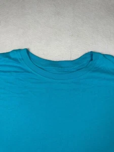 NWT Galaxy By Harvic Mens T-Shirt Turquoise Short Sleeve CrewNeck Size XL - Picture 1 of 11