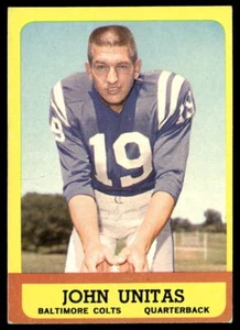 1963 Topps #1 John Unitas Football Baltimore Colts - Picture 1 of 2