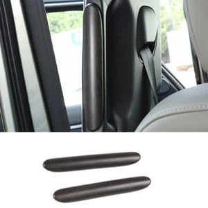 Fit For Defender 110 2020-2023 Wood Grain B Post Speaker Handle Cover Trim 2pcs - Picture 1 of 12
