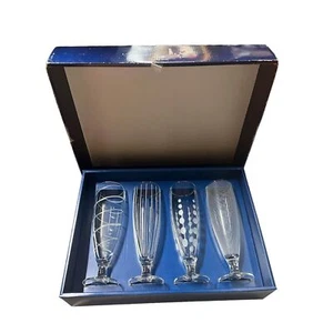 MIKASA Crystal Pilsners Glasses New Condition - Picture 1 of 5