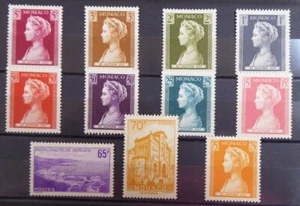 MONACO ANNEE COMPLETE 1957 : YVERT N° 478/488 , 11 TIMBRES NEUFS xx TTB A 15% ! - Imagen 1 de 1