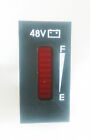 48 Volt Golf Cart LED Battery Charge Indicator Meter Vertical Curtis type EZGO