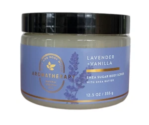 Bath and Body Works Aromatherapy LAVENDER VANILLA Shea Sugar Body Scrub, 13 oz - Picture 1 of 1