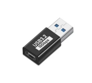 USB C Female to USB 3.1 A Male Fast Charging 3A & Data Sync Adapter - Picture 1 of 5