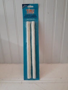 Tiki Torch Wick Replacement 2 Pack Long Life Fiberglass 9" Outdoor Patio Torch - Picture 1 of 5