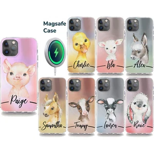 Funda Gel Teléfono Personalizada, para iPhone, Compatible Samsung Magsafe Cerdo Vaca - Imagen 1 de 17