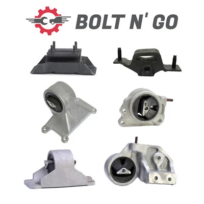 Montaje de motor y transmisión de 6 piezas para Dodge Durango 2000-2003 4,7 L 4x4/4x4 Foto 1 de 4